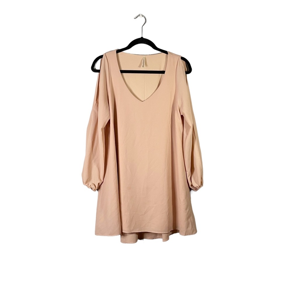 Mittoshop Lightweight cold Shoulder Shabby Chic Boho Mini Dress